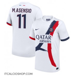 Paris Saint-Germain Marco Asensio #11 Seconda Maglia 2024-25 Manica Corta
